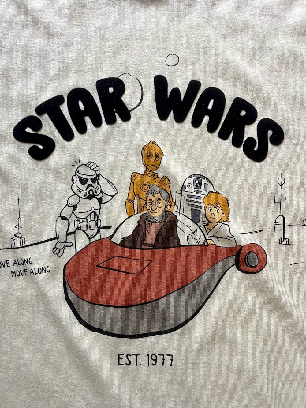 Disney Star Wars Cream Graphic Tee - Picture 6 of 10